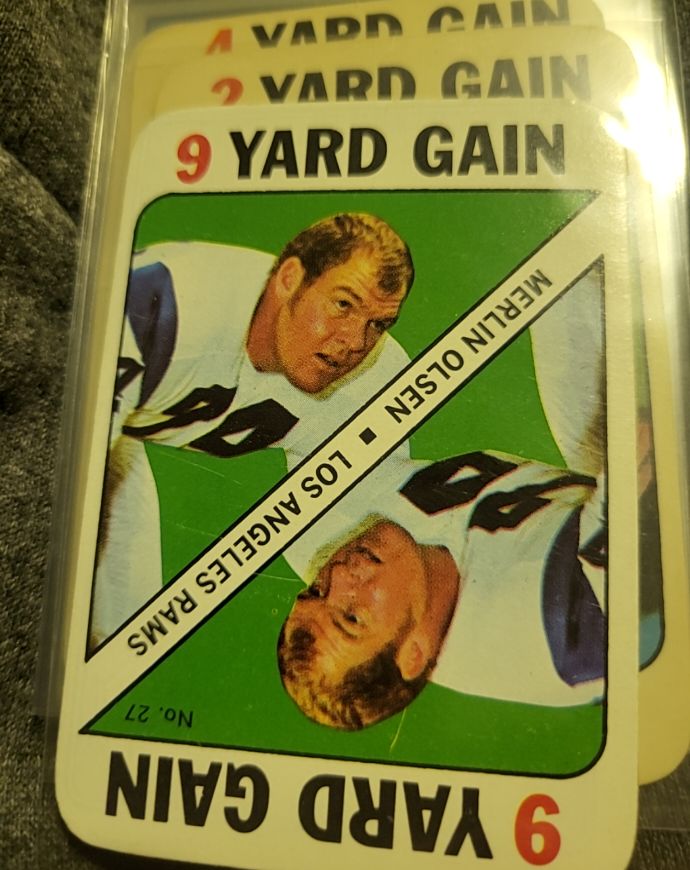 1971 Topps Game #27 Merlin Olsen — front