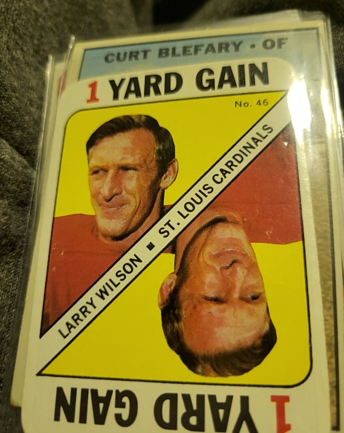 1971 Topps Game #46 Larry Wilson — front