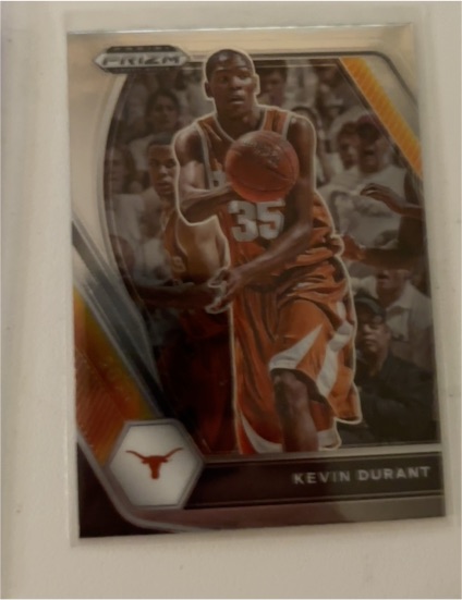 2021 Panini Prizm Draft Picks #52 Kevin Durant Texas Longhorns — front