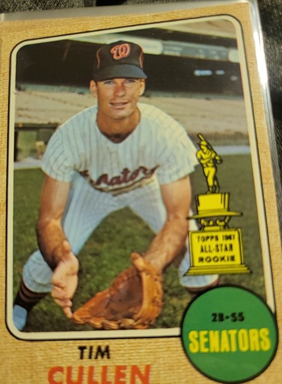 1968 Topps #209 Tim Cullen — front