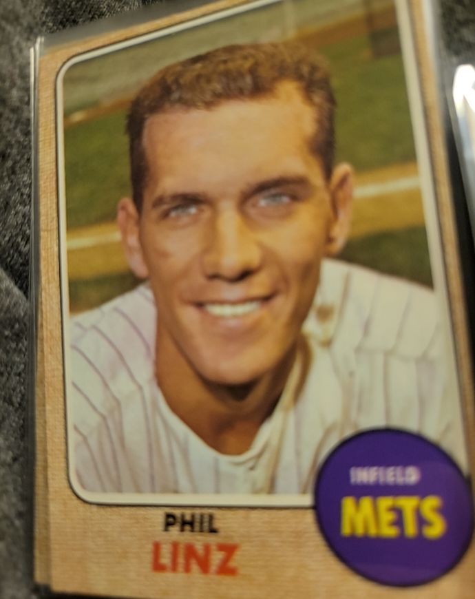 1968 Topps #594 Phil Linz — front