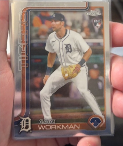 2025 Topps Chrome Update #USC21 Gage Workman — front