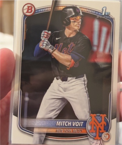 2025 Bowman Draft #BDC-71 Mitch Voit — front