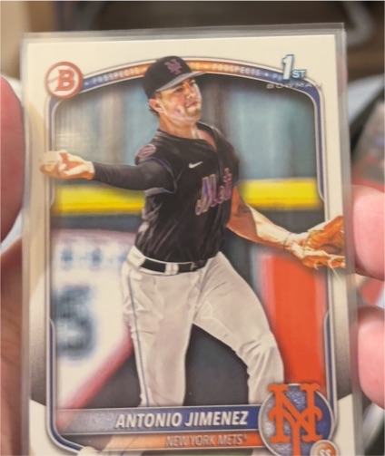 2025 Bowman Draft #BD-56 Antonio Jimenez — front