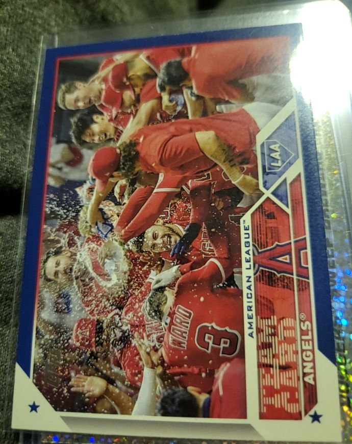 2023 Topps Series 1 #93 Los Angeles Angels Team Card — front