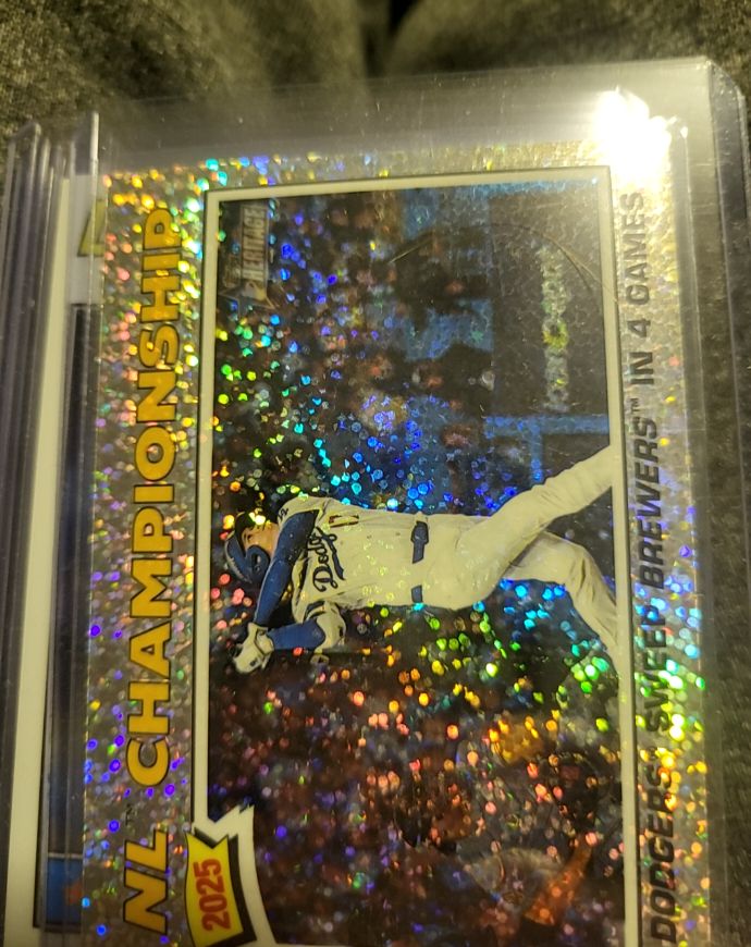 2025 Topps Heritage #277 Shohei Ohtani NL Championship Dodgers — front