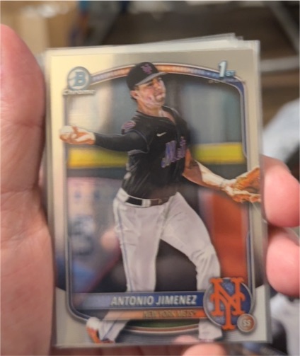 2025 Bowman Draft #BDC-56 Antonio Jimenez — front