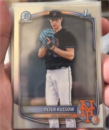 2025 Bowman Draft Chrome #BDC-179 Peter Kussow — front