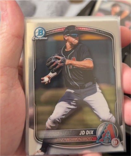 2025 Bowman Draft Chrome #BDC-161 JD Dix — front