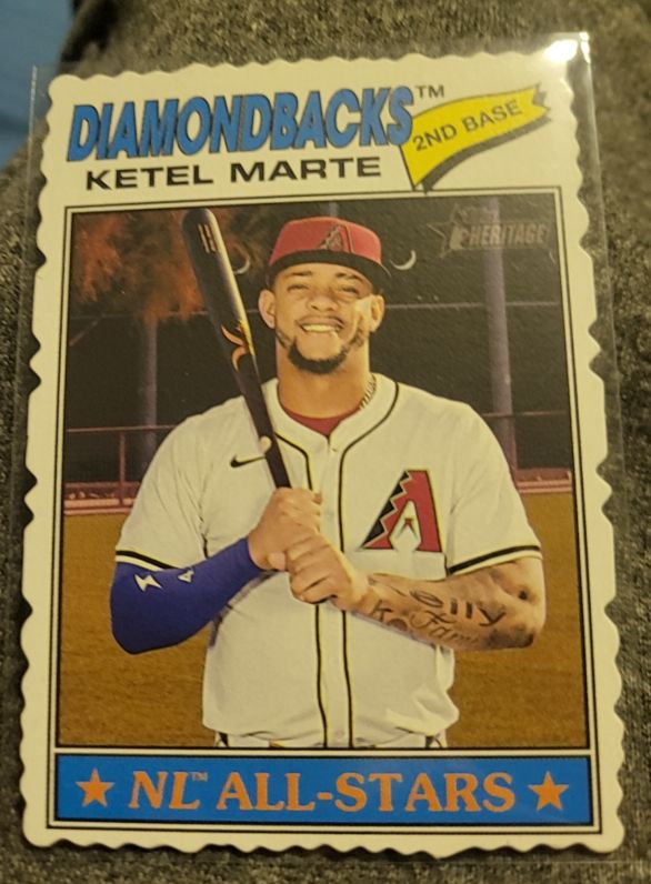 2026 Topps Heritage #220 Ketel Marte — front