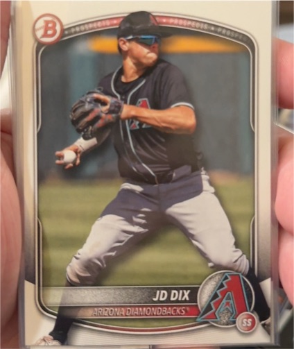 2025 Bowman Draft #BD-161 JD Dix — front