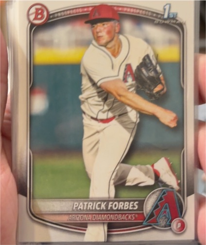 2025 Bowman Draft #BD-89 Patrick Forbes — front