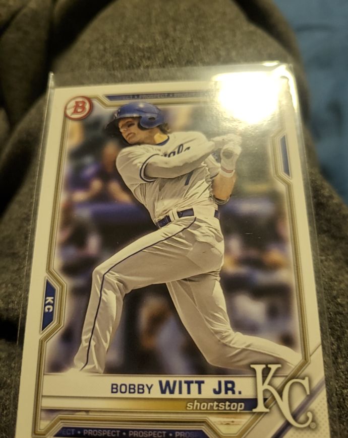 2021 Bowman Draft #BD-47 Bobby Witt Jr. — front