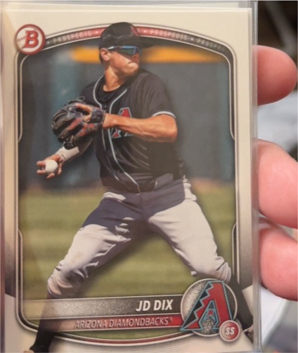 2025 Bowman Draft #BD-161 JD Dix — front