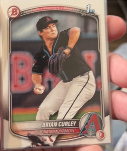 2025 Bowman Draft #BD-170 Brian Curley — front