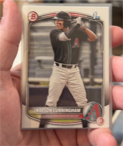 2025 Bowman Draft #BD-84 Kayson Cunningham — front