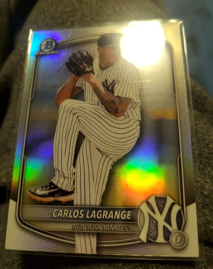 2025 Bowman Draft Chrome #BDC-132 Carlos Lagrange — front
