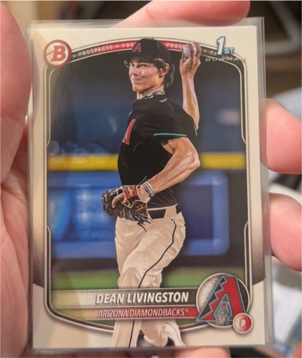 2025 Bowman Draft #BD-175 Dean Livingston — front