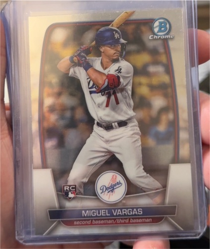 2023 Bowman Chrome #40 Miguel Vargas — front