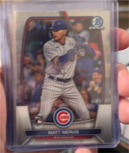 2023 Bowman Chrome #65 Matt Mervis — front