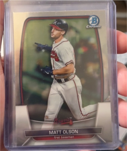 2023 Bowman Chrome #84 Matt Olson — front