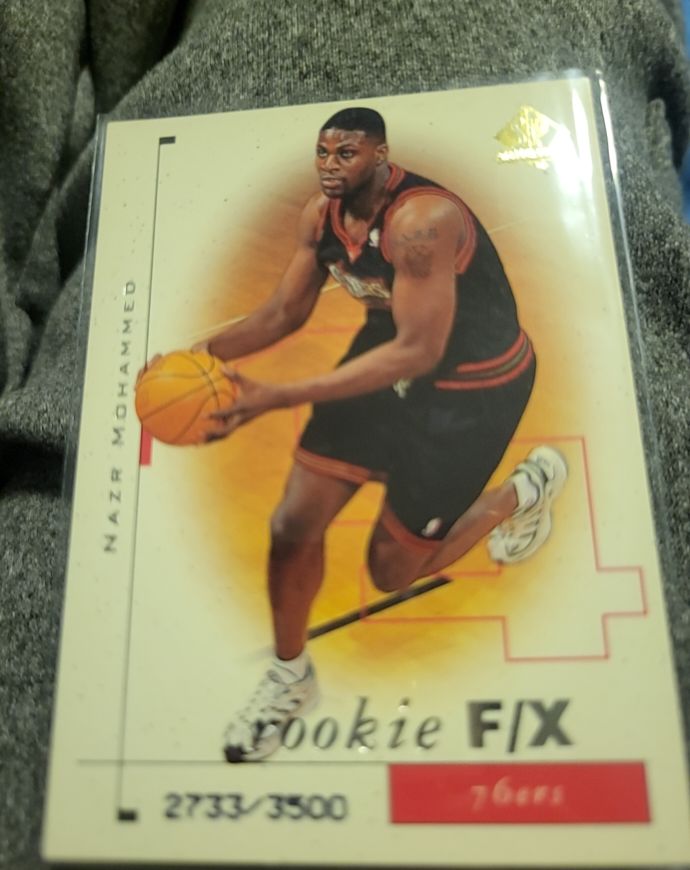 1998-99 SP Authentic #117 Nazr Mohammed Rookie F/X — front