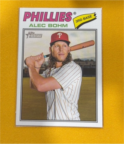 2026 Topps Heritage #81 Alec Bohm — front