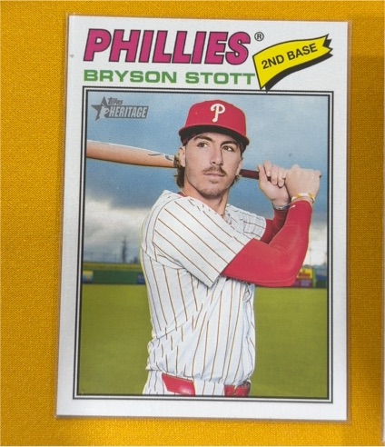 2026 Topps Heritage #382 Bryson Stott — front