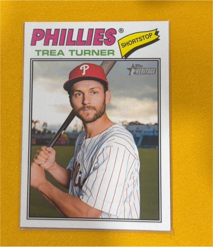2026 Topps Heritage #183 Trea Turner — front