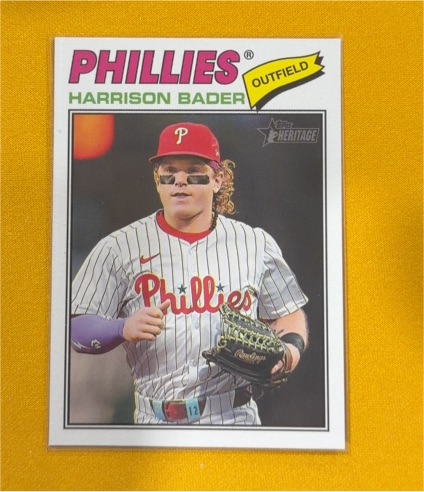 2026 Topps Heritage #357 Harrison Bader — front
