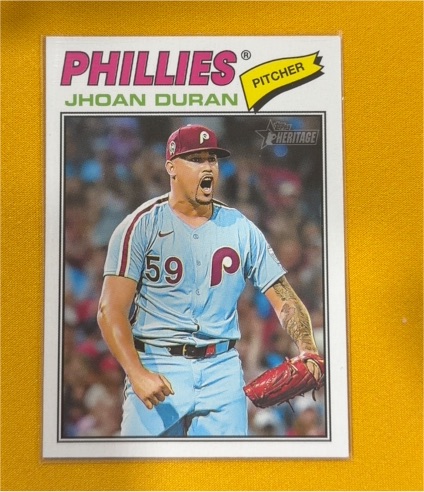 2026 Topps Heritage #14 Jhoan Duran — front