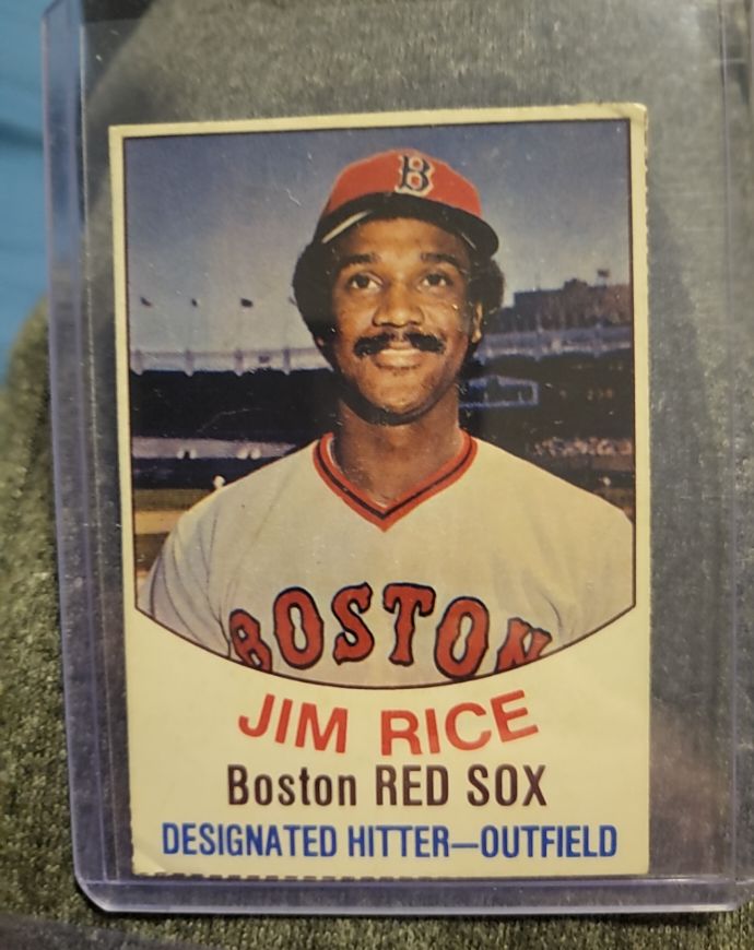 1977 Hostess #23 Jim Rice — front