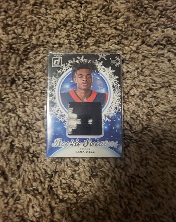 2023 Panini Donruss Rookie Holiday Sweaters #HS-TDE Tank Dell — front