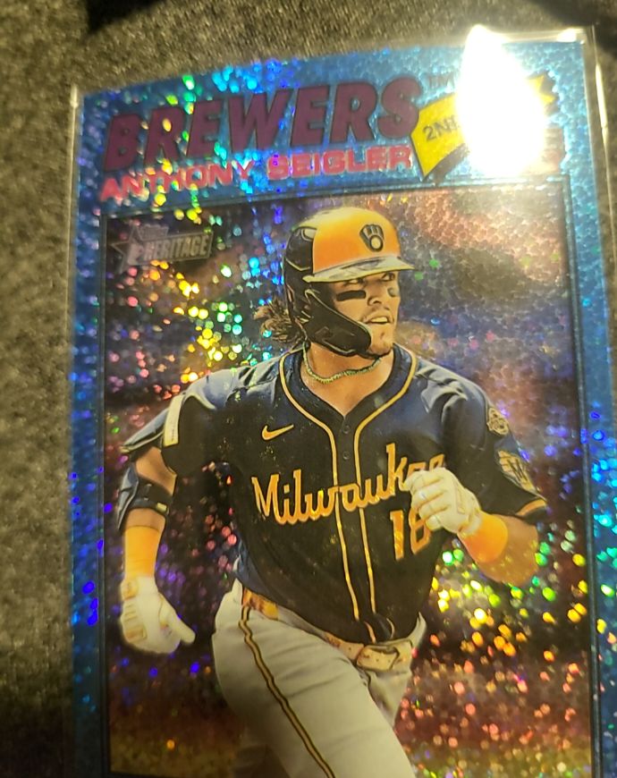 2026 Topps Heritage Chrome #128 Anthony Seigler — front