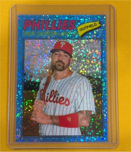 2026 Topps Heritage #363 Nick Castellanos — front