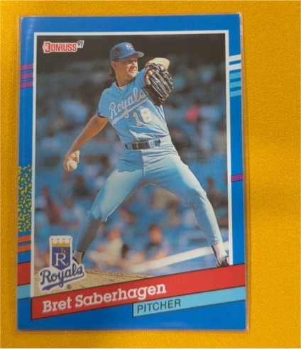 1991 Donruss #88 Bret Saberhagen — front