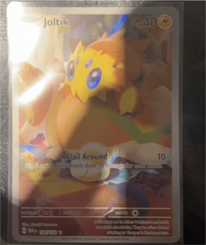 2023 Pokémon SV04: Paradox Rift #196 Joltik Illustration Rare — front