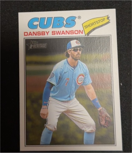 2026 Topps Heritage #97 Dansby Swanson — front