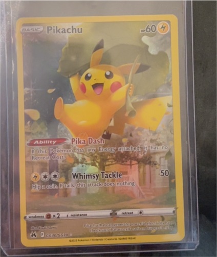 2020 Pokémon Crown Zenith #GG30 Pikachu — front