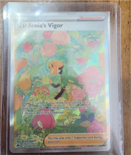 2023 Pokémon Crown Zenith #GG61 Gardenia's Vigor — front