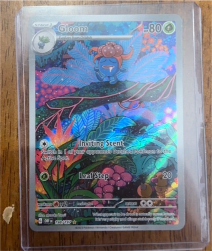2023 Pokémon SV03: Obsidian Flames #198 Gloom — front