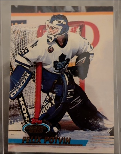 1993-94 Topps Stadium Club #280 Felix Potvin — front