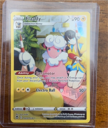 2022 Pokémon Silver Tempest Trainer Gallery #TG03 Flaaffy — front