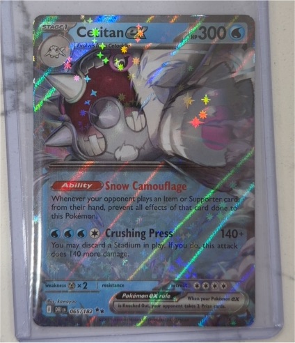 2023 Pokémon SV10: Destined Rivals #065 Cetitan ex — front