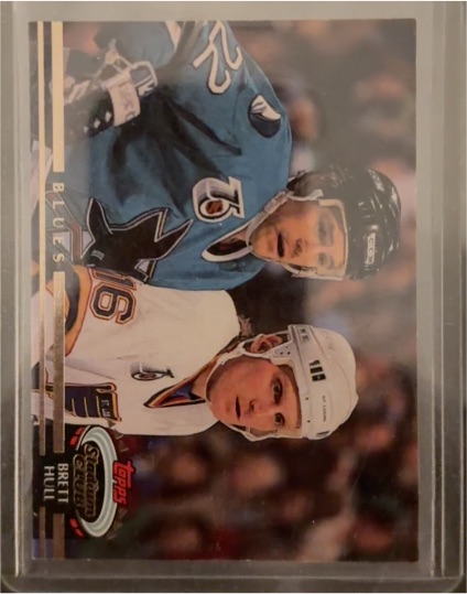 1992-93 Topps Stadium Club #1 Brett Hull — front
