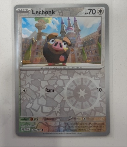 2025 Pokémon SV09: Journey Together #139 Lechonk — front