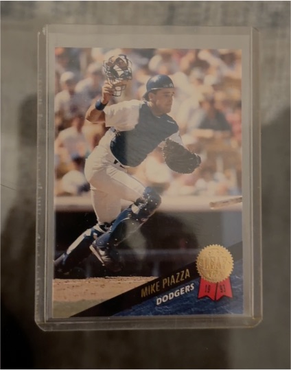 1993 Leaf #35 Mike Piazza — front