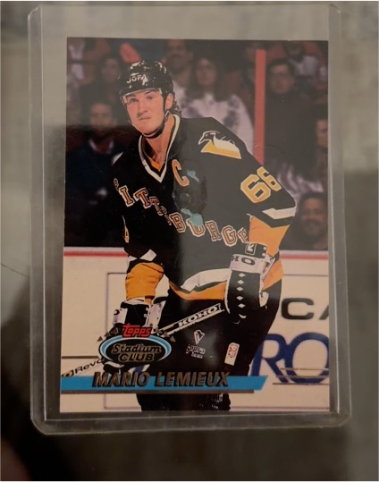 1993-94 Topps Stadium Club #310 Mario Lemieux — front