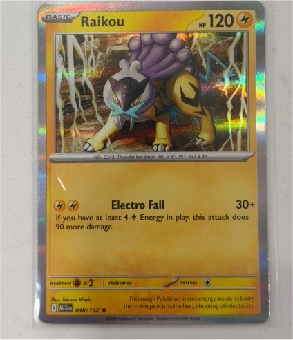 2023 Pokémon Me01: Mega Evolution #048 Raikou — front