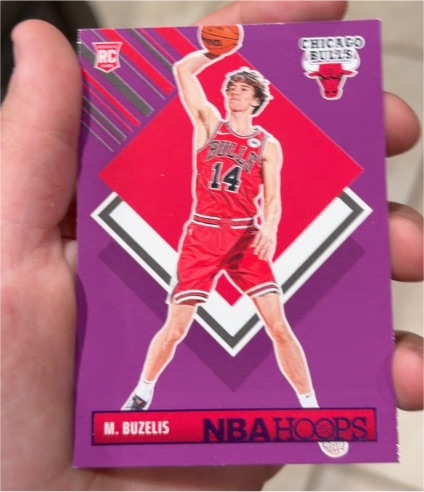 2024-25 Panini NBA Hoops #295 Matas Buzelis — front